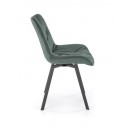 Стул HALMAR K519 темно-зеленый/черный, поворотный